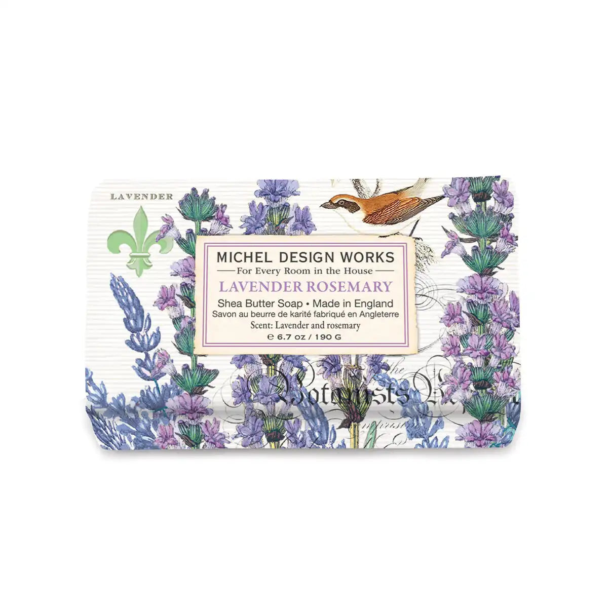 Lavender Rosemary Medium Bath Soap Bar