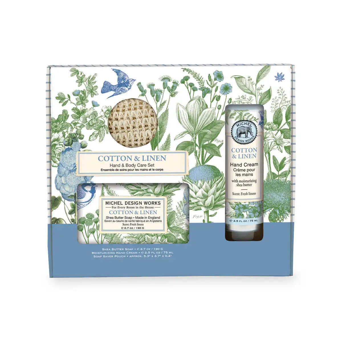 Cotton & Linen Hand & Body Care Set