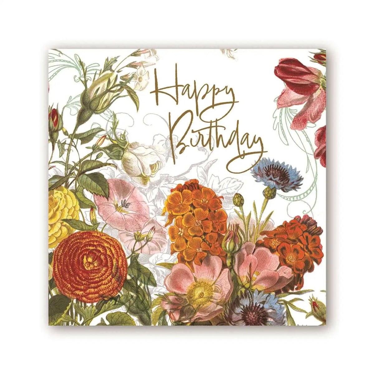 Happy Birthday Cocktail Napkin