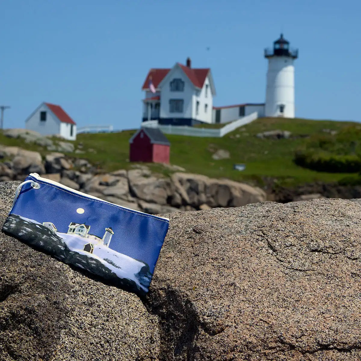 Sea Bags® December Cape Neddick Light Large Wristlet