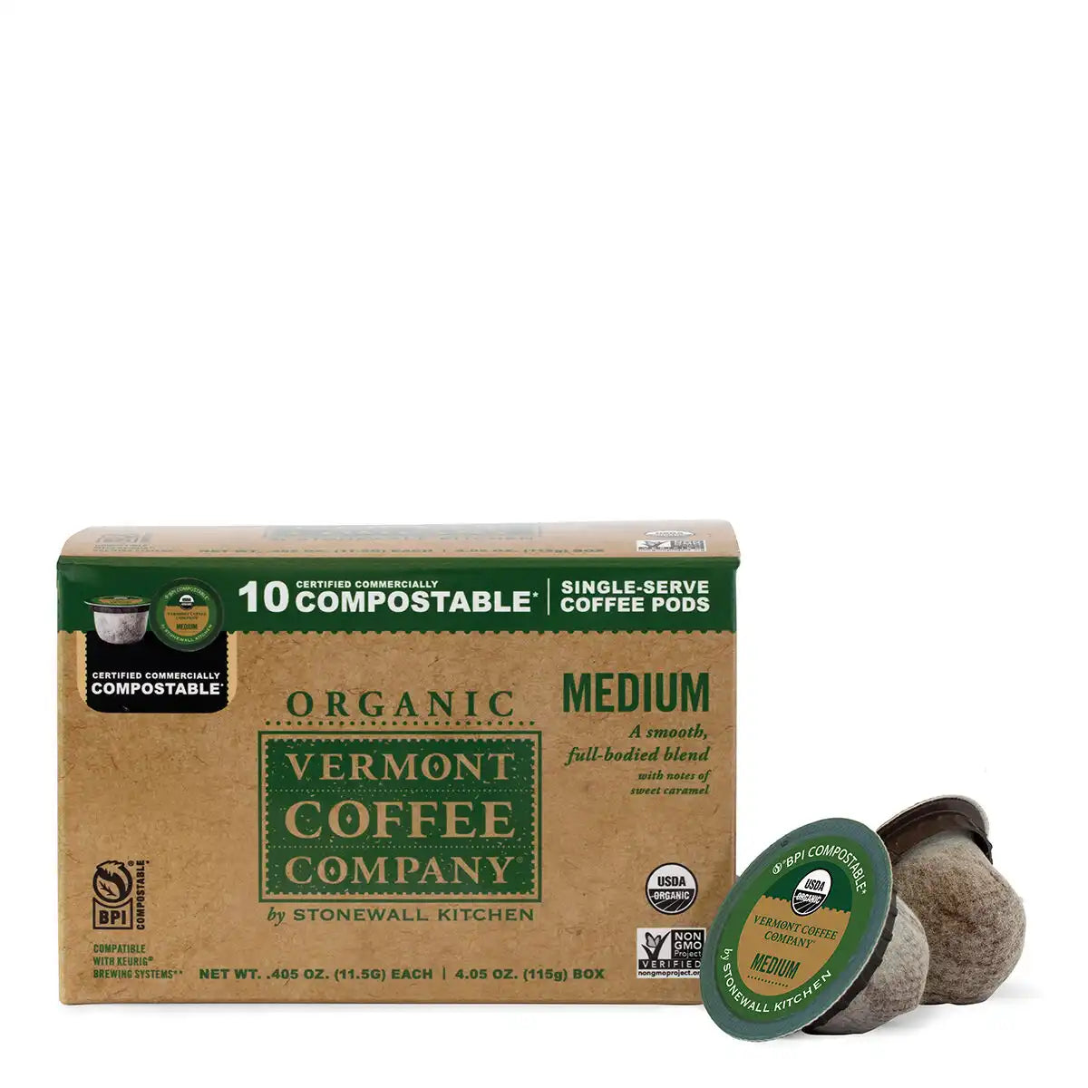 Organic Medium Coffee Single-Serve Pods
