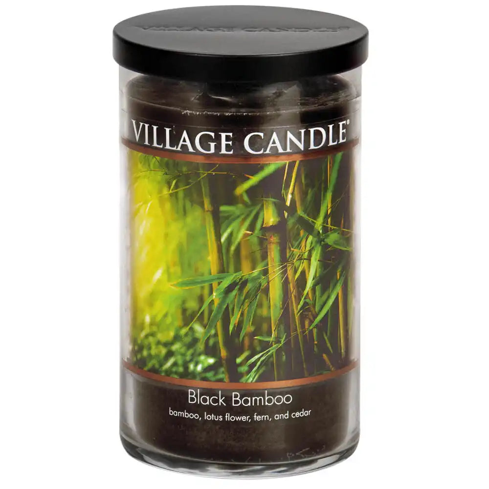 Black Bamboo Candle
