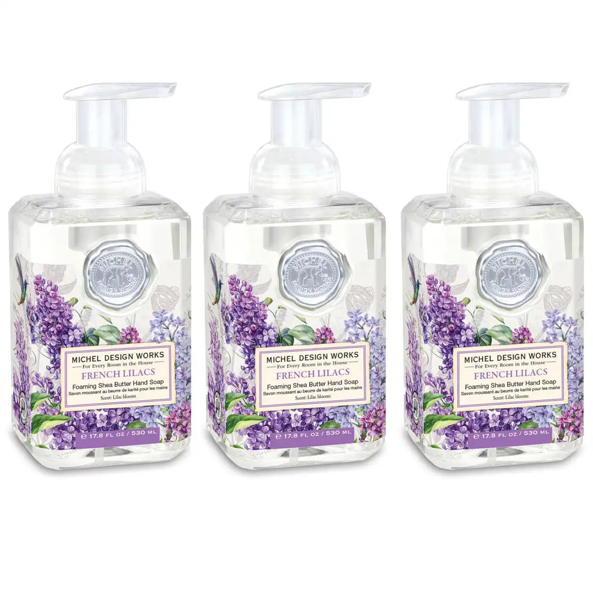 French Lilacs Foaming Hand Soap 3-Pack