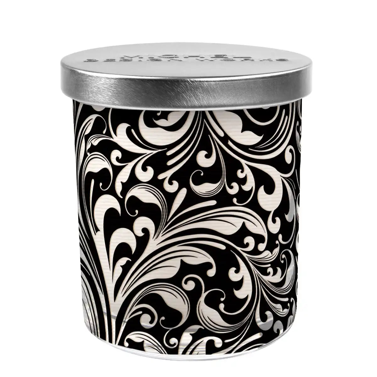 Honey Almond Decorative Glass Candle