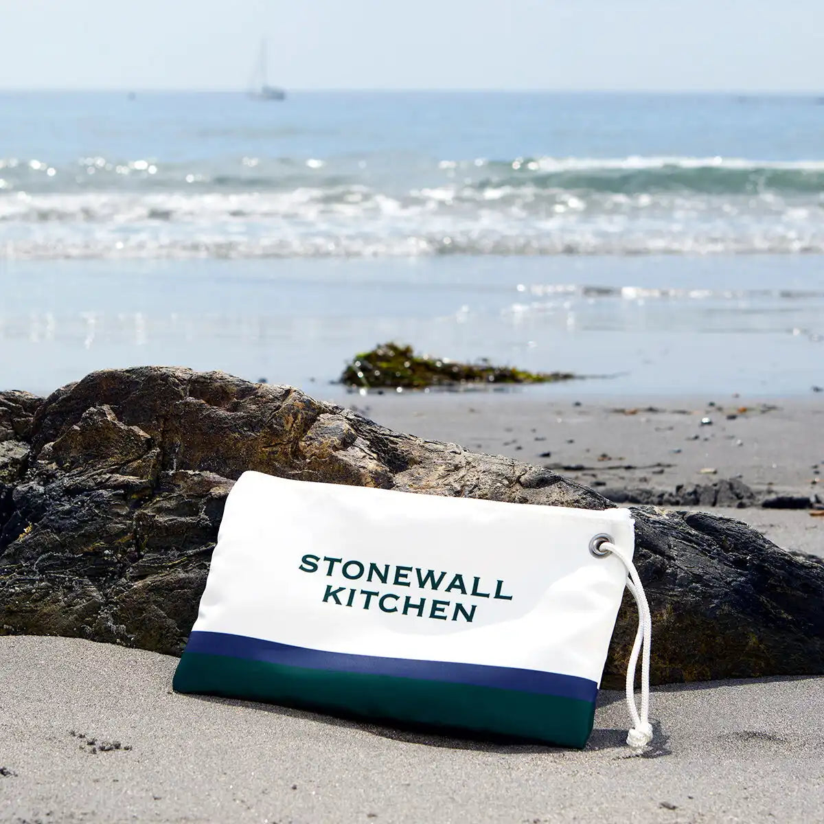 Sea Bags® x Stonewall Kitchen Striped Large Wristlet