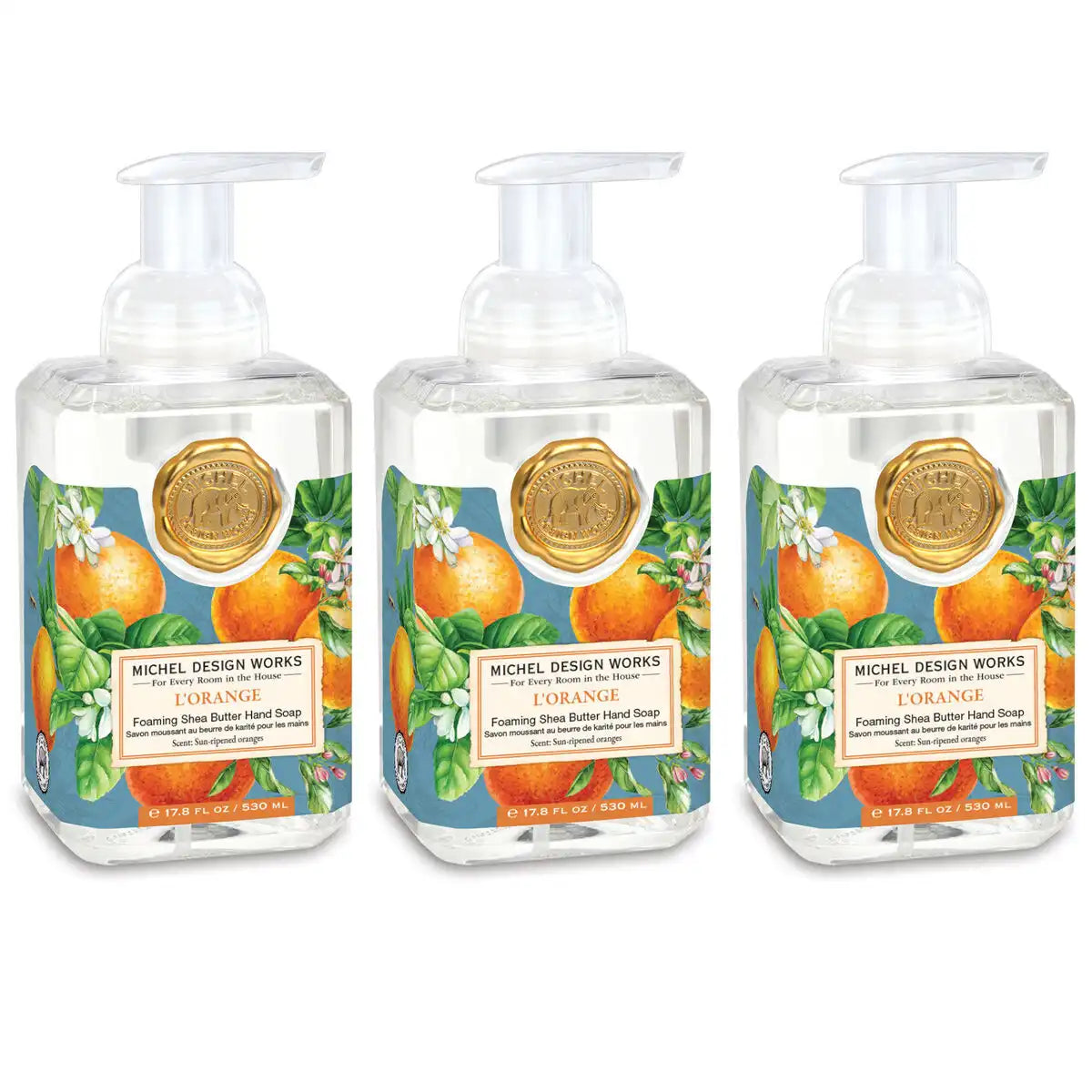 L'Orange Foaming Hand Soap 3-Pack