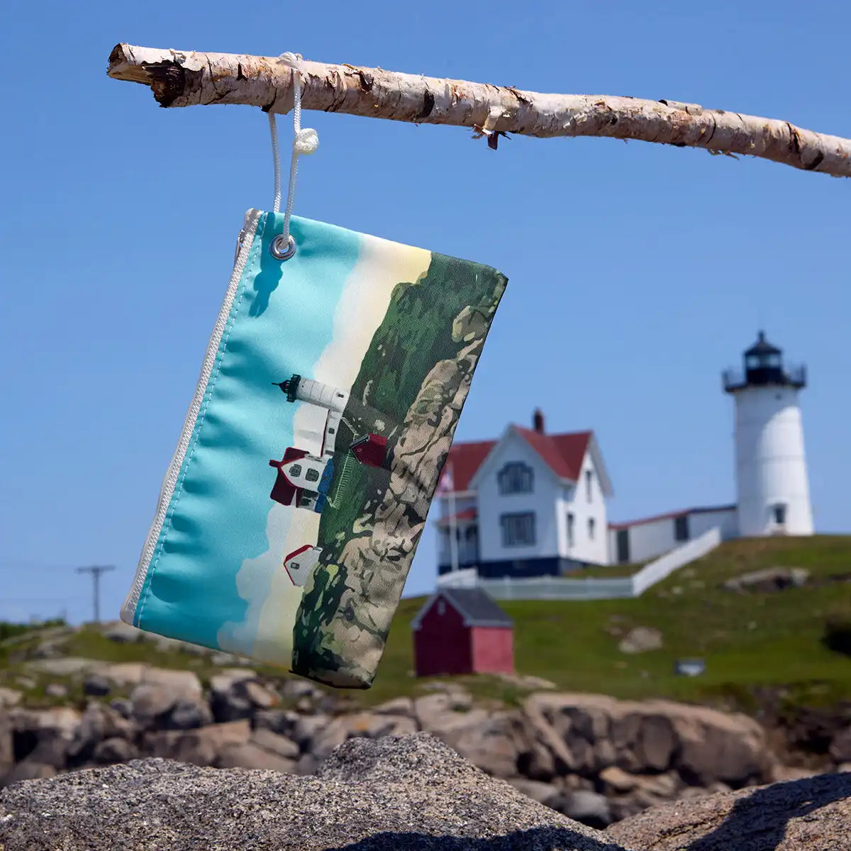 Sea Bags® Cape Neddick Light Large Wristlet