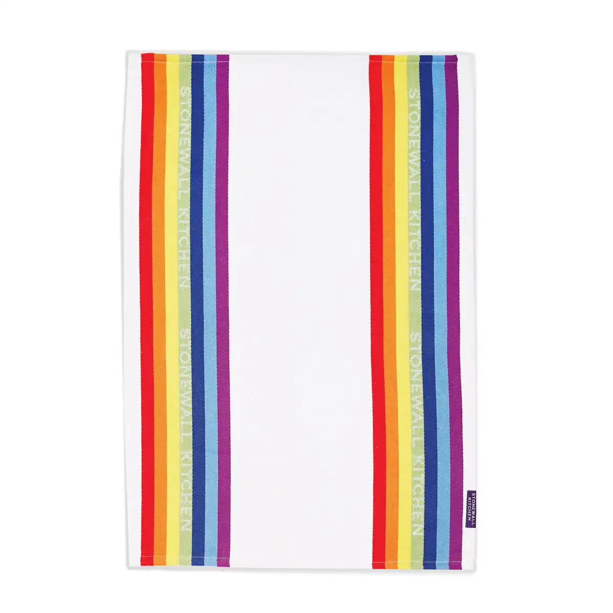 Rainbow Jacquard Stripe Tea Towel