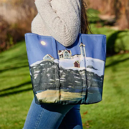 Sea Bags® Cape Neddick Light December Medium Tote