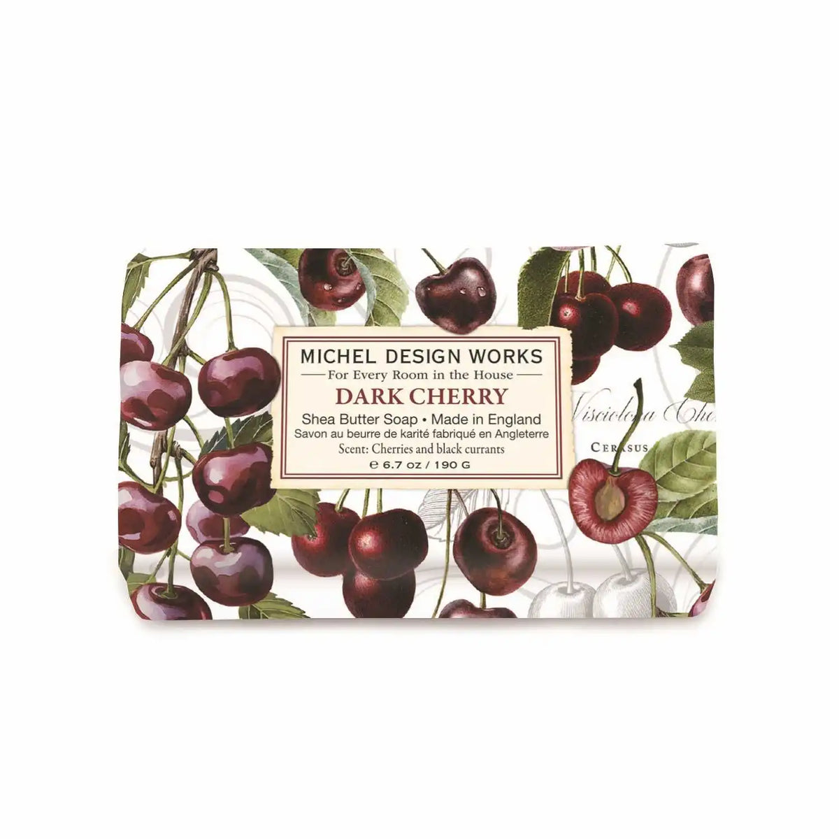 Dark Cherry Medium Bath Soap Bar