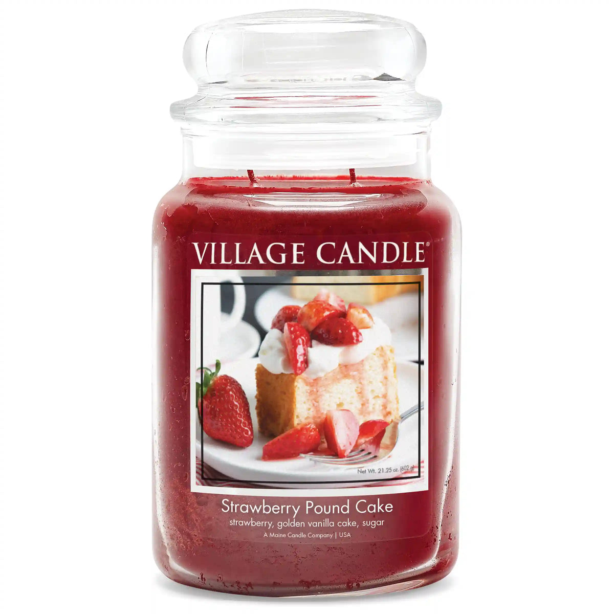 Strawberry Pound Cake Candle