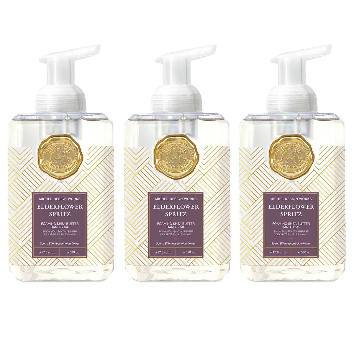 Elderflower Spritz Foaming Hand Soap 3-Pack
