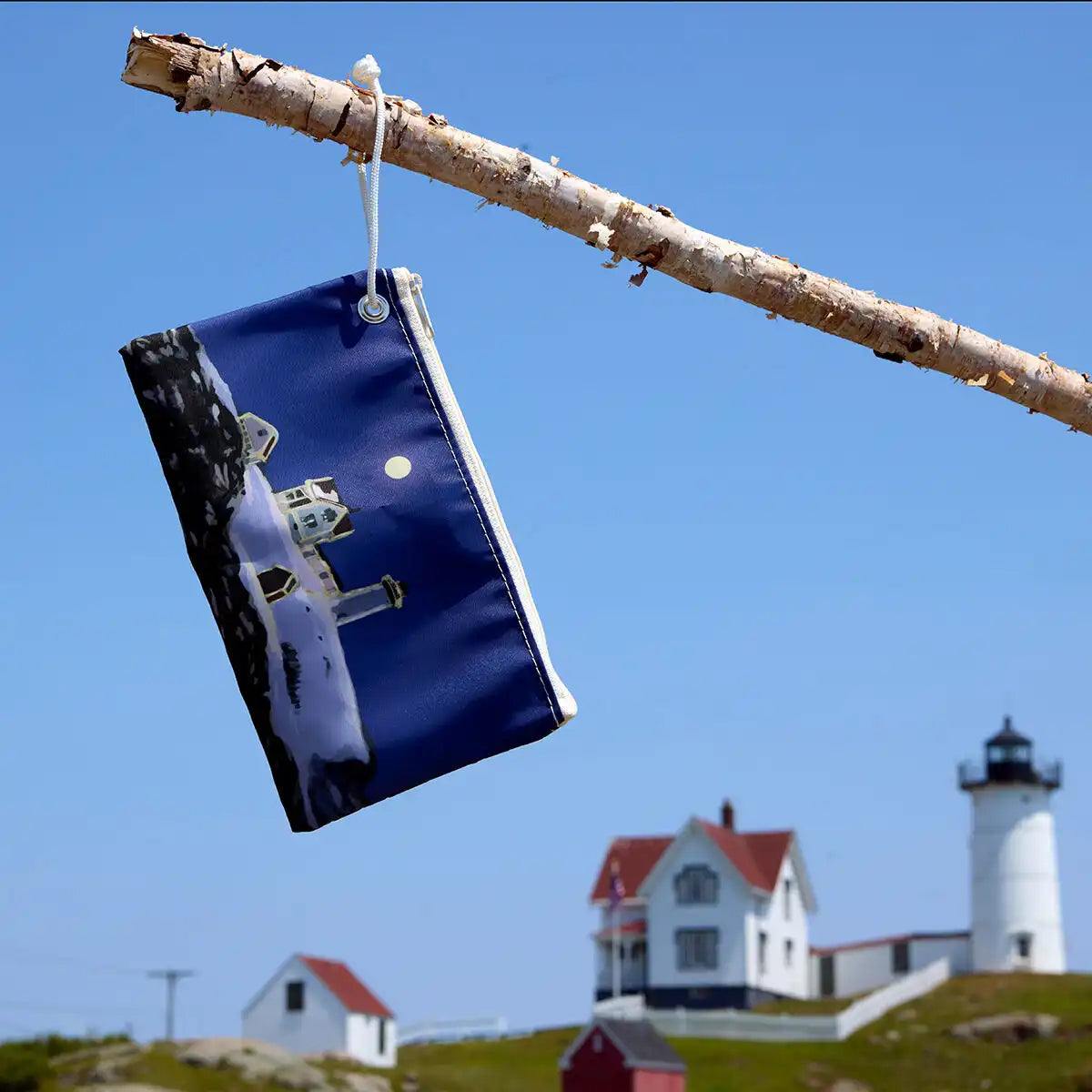 Sea Bags® December Cape Neddick Light Large Wristlet